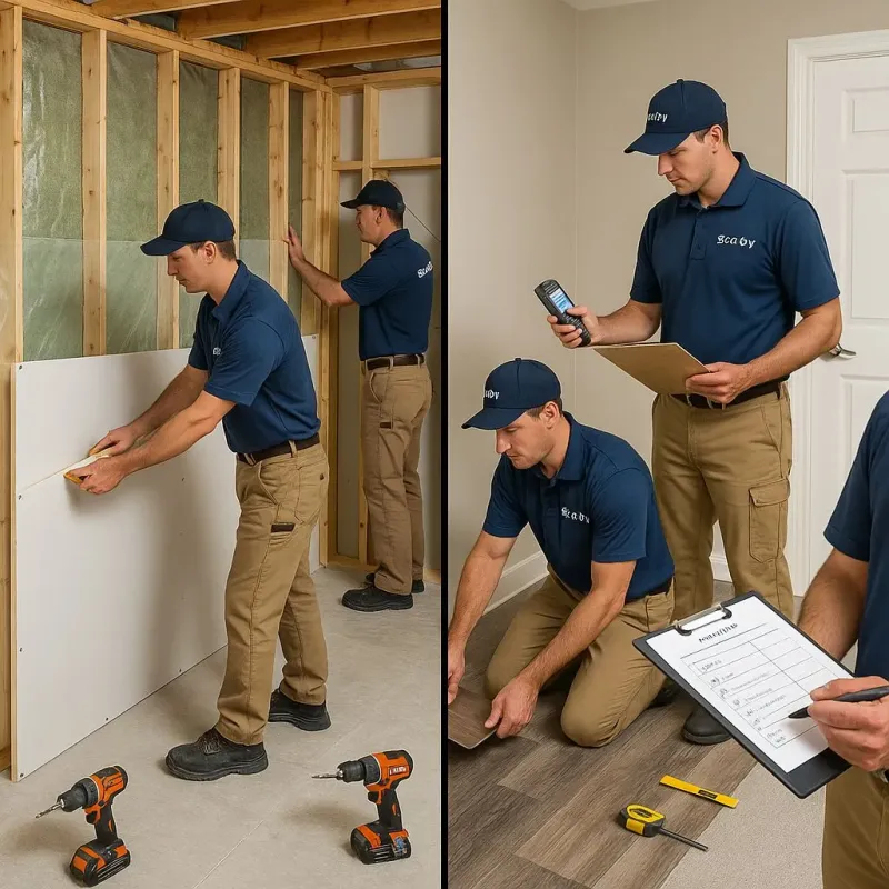 Repairs and Reconstruction process in Floyd County, VA